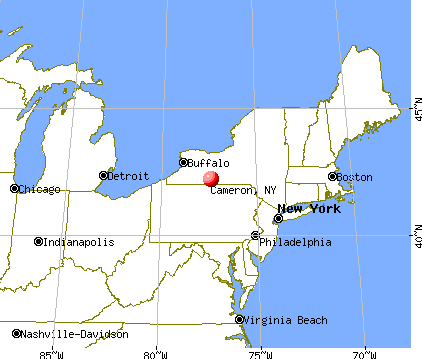 Cameron, New York map