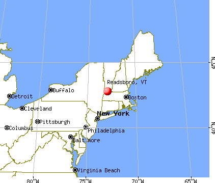 Readsboro, Vermont map