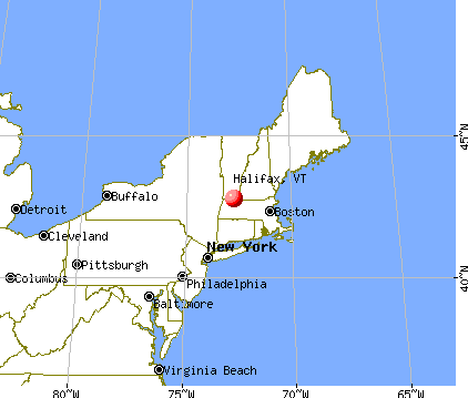 Halifax, Vermont map