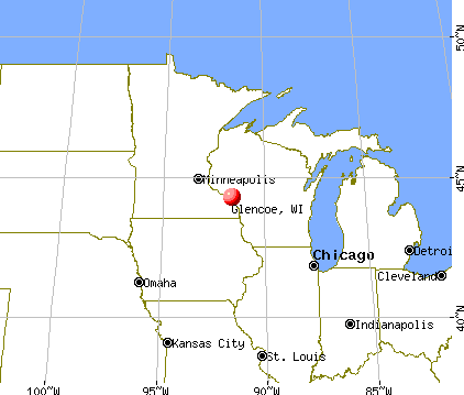 Glencoe, Wisconsin map