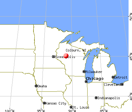 Colburn, Wisconsin map