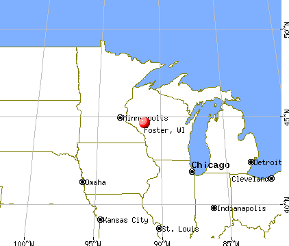 Foster, Wisconsin map