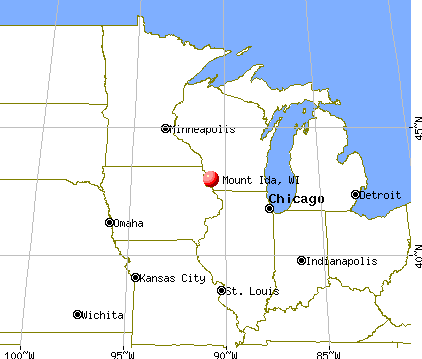 Mount Ida, Wisconsin map