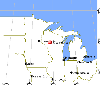 Willard, Wisconsin map
