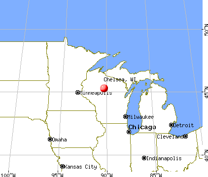 Chelsea, Wisconsin map