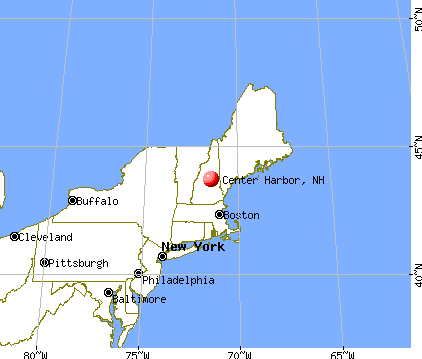 Center Harbor, New Hampshire map