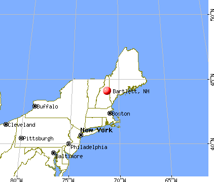 Bartlett, New Hampshire map