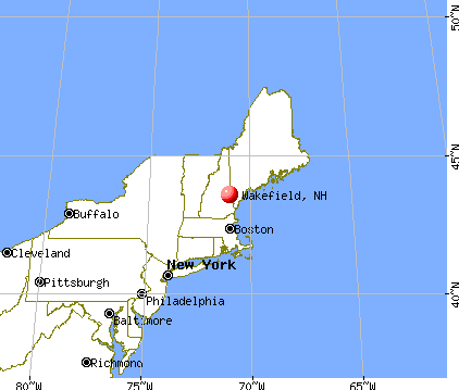 Wakefield, New Hampshire map
