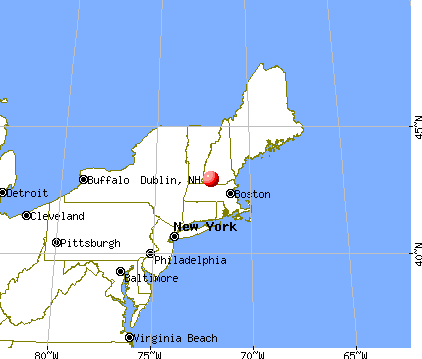 Dublin, New Hampshire map