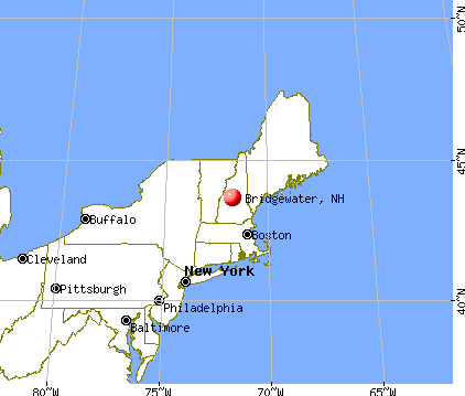 Bridgewater, New Hampshire map