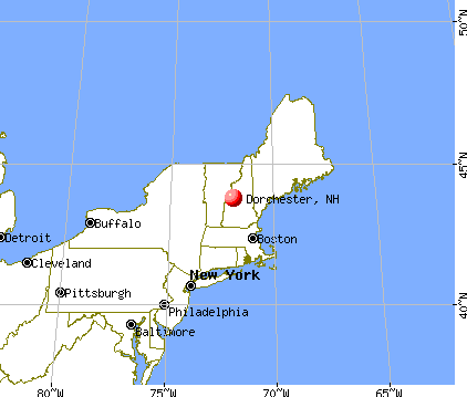Dorchester, New Hampshire map