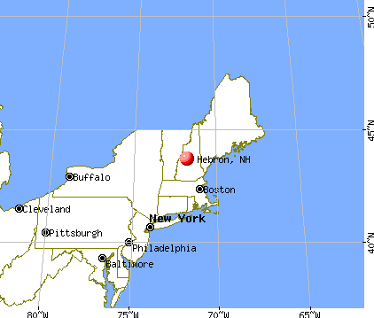 Hebron, New Hampshire map