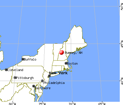 Rumney, New Hampshire map