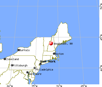 Woodstock, New Hampshire map
