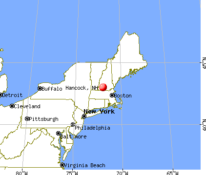 Hancock, New Hampshire map