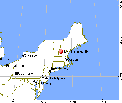 New London, New Hampshire map