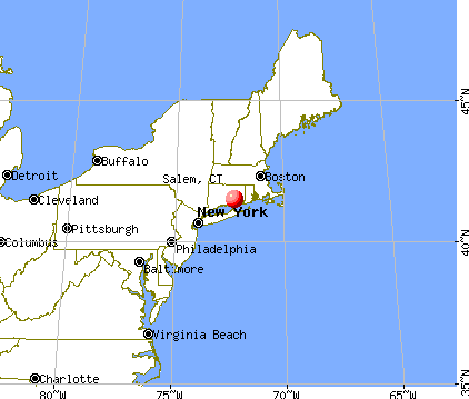 Salem, Connecticut map