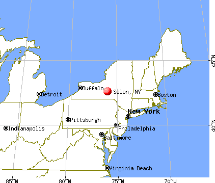 Solon, New York map
