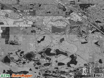 The Villages satellite photo by USGS