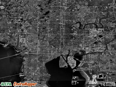 Tampa satellite photo by USGS