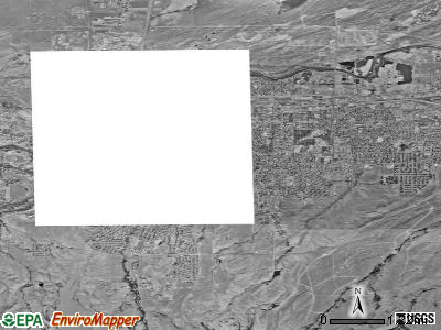 Casper satellite photo by USGS
