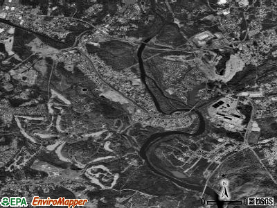 Cramerton satellite photo by USGS