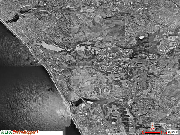 Carlsbad satellite photo by USGS 