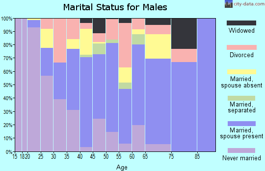 Atkinson County marital status for males