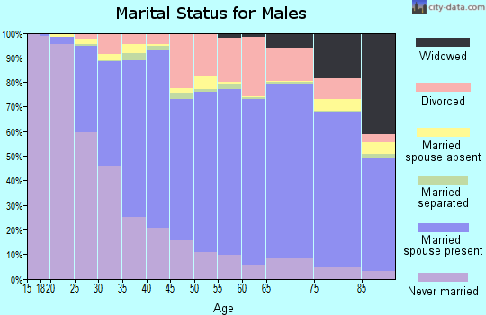 Herkimer County marital status for males