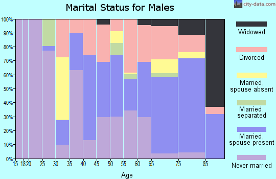 Sierra County marital status for males