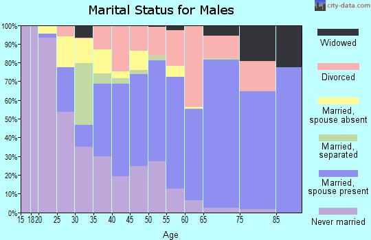 Torrance County marital status for males