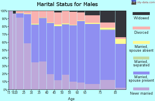 Manitowoc County marital status for males