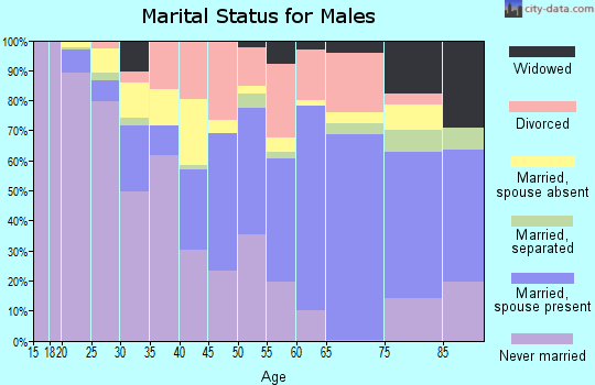 Cibola County marital status for males