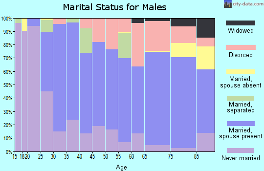 Ransom County marital status for males