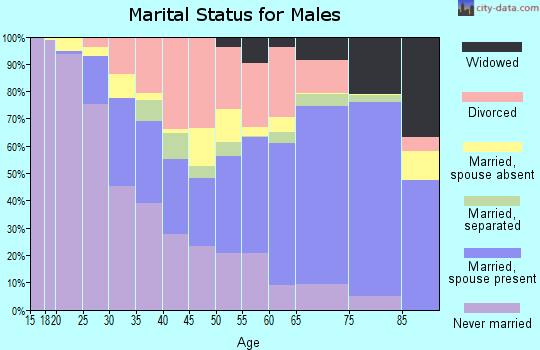 Dooly County marital status for males