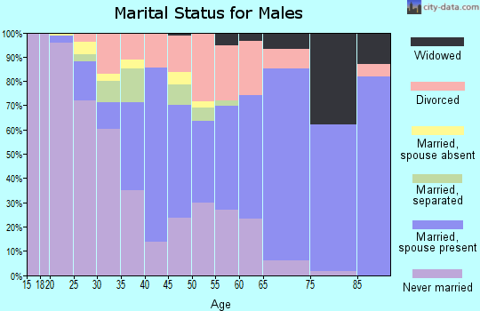 Early County marital status for males