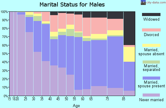 Baldwin County marital status for males