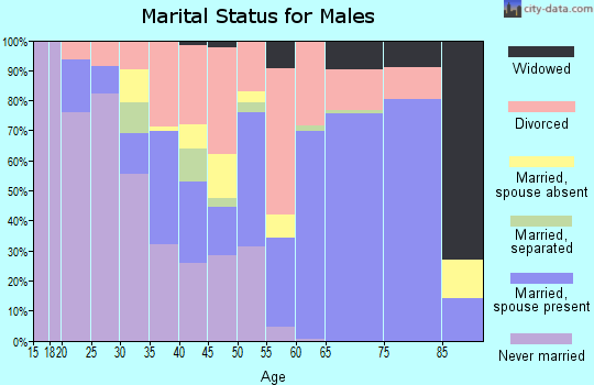 Lyon County marital status for males