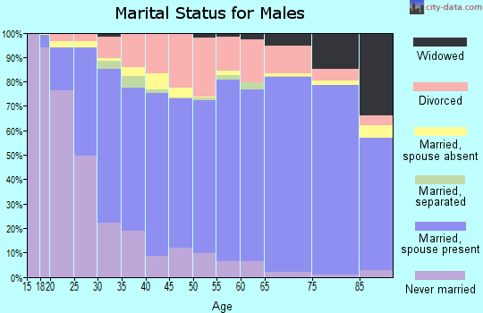 Newton County marital status for males