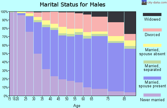 Broward County marital status for males