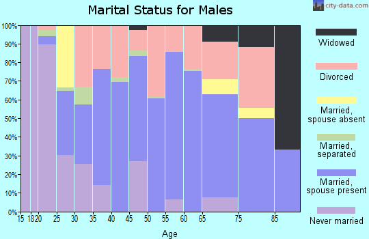 Van Buren County marital status for males