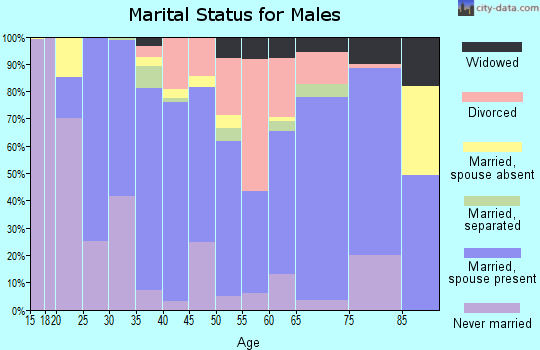 Owen County marital status for males
