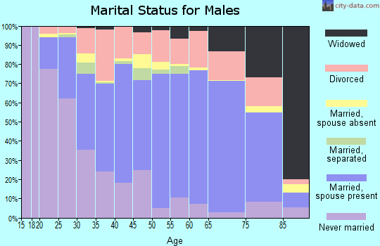 Perry County marital status for males