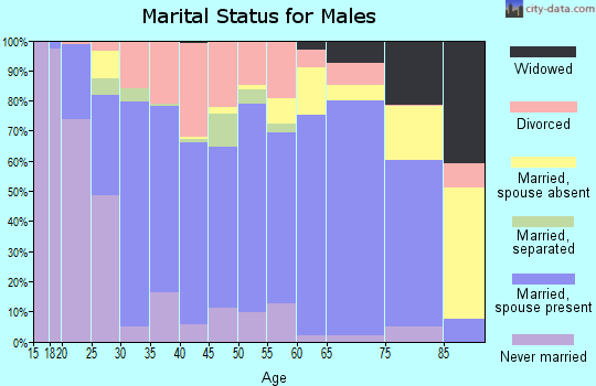 Todd County marital status for males