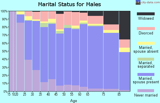 Hopkins County marital status for males