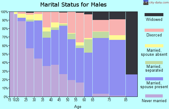 Newport News city marital status for males