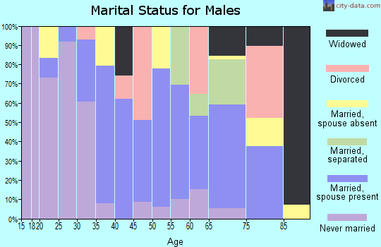 Norton city marital status for males