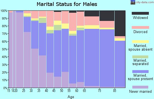 Charlotte County marital status for males