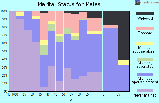 Chicot County marital status for males