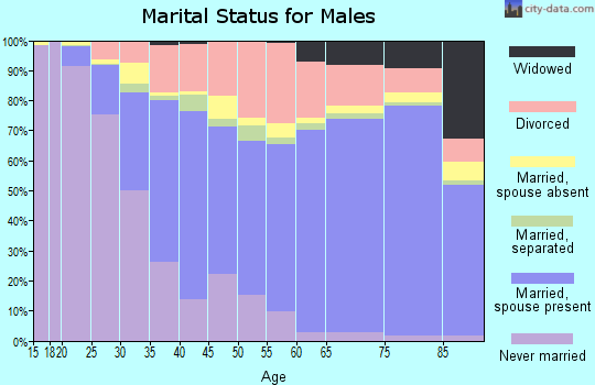 Citrus County marital status for males